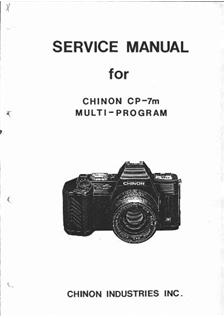 Chinon CP 7 m manual. Camera Instructions.